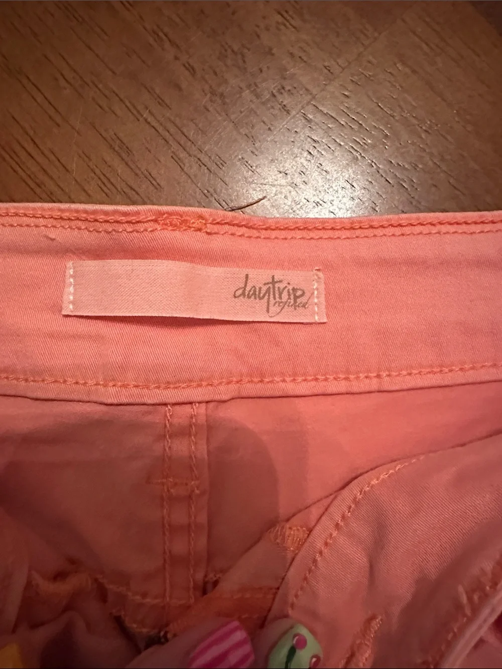 Women's Pink Denim Shorts